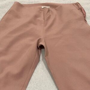 Chic Women's Dusty Rose Straight Leg Pants